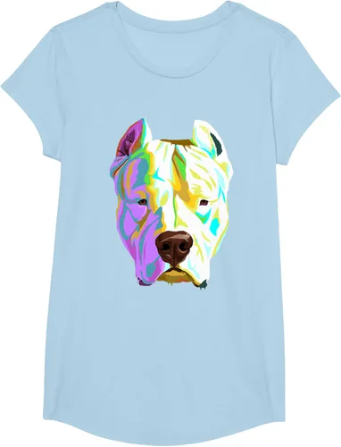 Vista 15 de Colorida camiseta Dogo Argentino, Negro, S