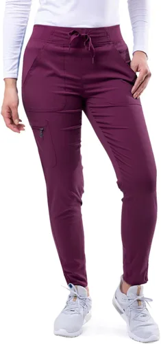 Vista 32 de Adar Pro Scrubs para mujeres - Pantalones de uniforme médico tipo jogger de yoga supremos Manzana