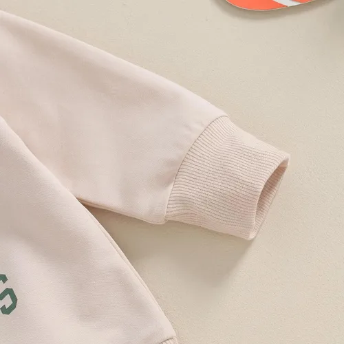 Vista 7 de Gueuusu Conjunto de sudadera de fútbol para bebé niño y niño, los domingos son para los pájaros águilas, sudadera y pantalones deportivos para otoño