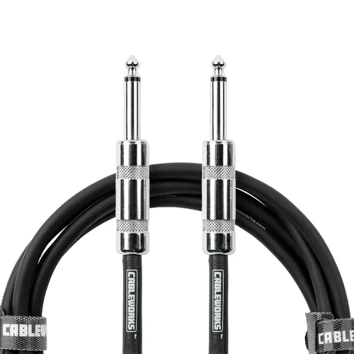 Vista 14 de Cableworks de Gator Cases Serie Backline, Cable de Instrumento de Guitarra de 5 Pies, Recto a Ángulo Recto (GCWB-INS-05RA)