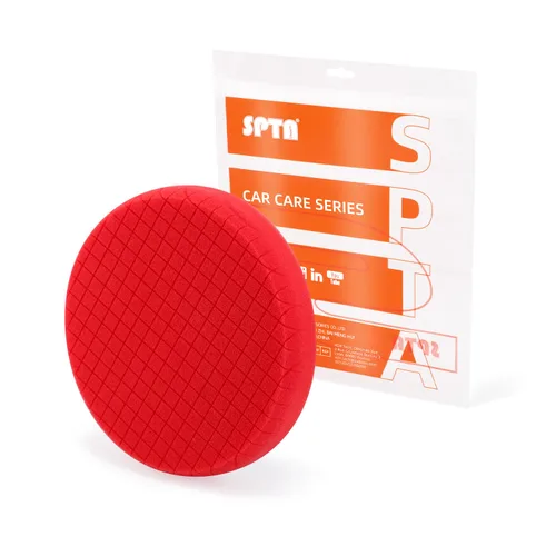 Vista 32 de SPTA - Almohadilla verde de corte grueso de 3.5 pulgadas para placa de respaldo de 3 pulgadas (80 mm), esponja de pulido ideal para pulir