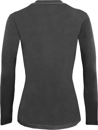 Vista 138 de Natural Uniforms Camiseta Under Scrub para mujer, cuello redondo, manga larga, paquete de 3, paquete múltiple de 3