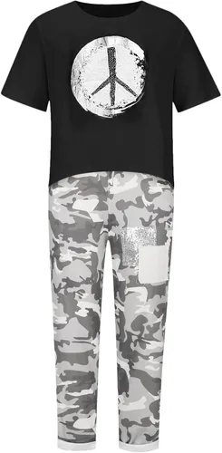 Vista 3 de DssFDGR Suéter ajustado con cuello de solapa de moda para mujer, pantalones de punto a rayas, conjuntos de 2 piezas