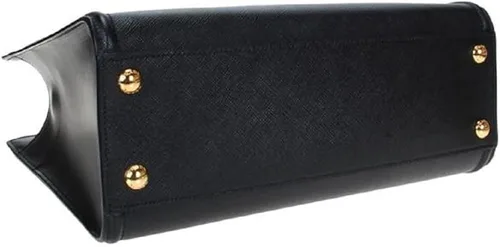 Vista 6 de Prada mujer negro Saffiano Lux bolso Satchel 1ba118