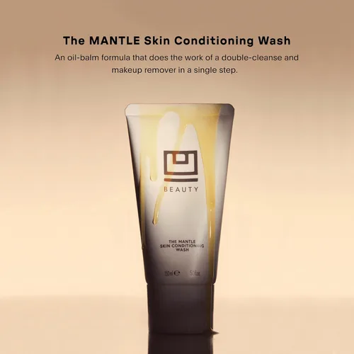 Vista 2 de U Beauty The MANTLE Skin Conditioning Wash - Limpiador facial hidratante y desmaquillante con vitamina C + E, AHA de frutas y ácido hialurónico