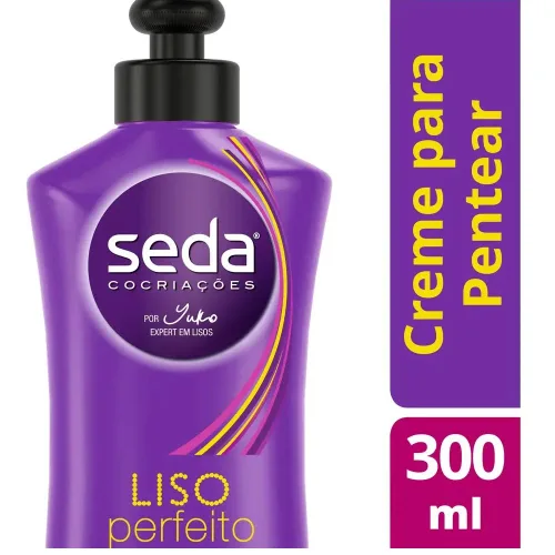 Vista 2 de Seda Linha Liso Perfeito Creme para Pentear 10.1 fl oz Perfect Straight Collection - Crema de peinado 10.14 fl oz