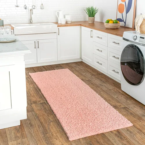 Vista 7 de nuLOOM Marlow - Tapete suave y lanudo lavable a máquina, 4 x 6 pulgadas, color blanco