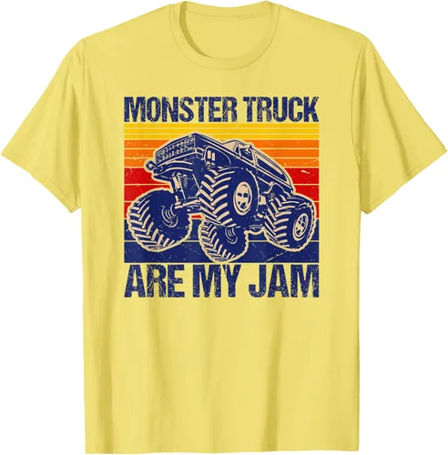 Vista 39 de Monster Truck Are My Jam For Monster Truck Lovers - Camiseta para hombres y niños, Blanco