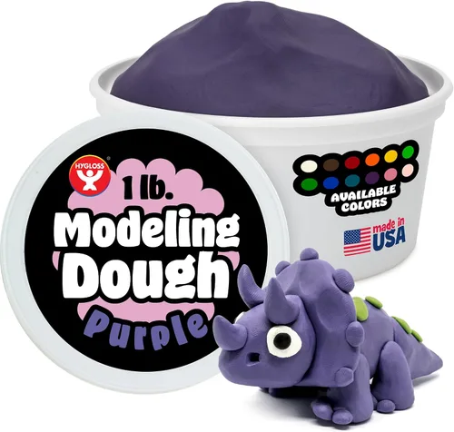 Vista 19 de Hygloss Masa de Modelado para Jugar para Niños – Masa Sensorial Segura y No Tóxica para Artes y Manualidades – Tubo de 1 lb – Arcilla de Jugar