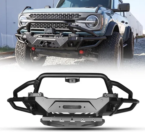 Vista 8 de ROXX Protector de Parachoques Trasero Compatible para Ford Bronco 2021 2022 2023 2024 2025 (Excluyendo Bronco Sport), Protector de Parachoques