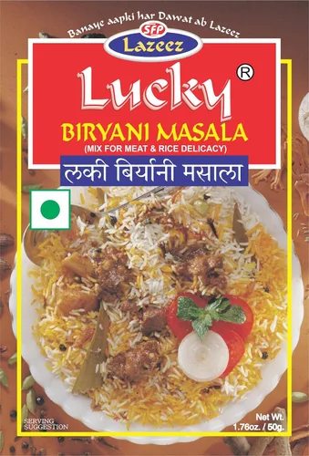 Vista 6 de Lucky Masale Combo Biryani Masala de 5 unidades, 1.76 onzas.