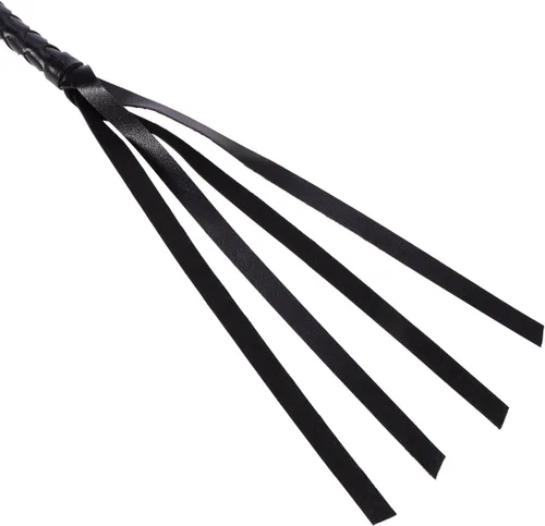 Vista 6 de TENDYCOCO Disfraz de látigo de 0.7 in a 6.6 ft, accesorios de cosplay (negro)