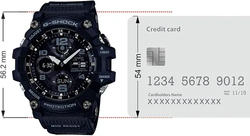 Vista 7 de Casio G-Shock MudMaster - Reloj Wirst para hombre GSG-100-1ADR