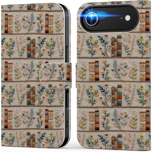 Vista 73 de DEENAKIN Funda tipo cartera para iPhone 15 con tarjetero + clip para efectivo, bloqueo RFID, protección contra caídas de grado militar y obras