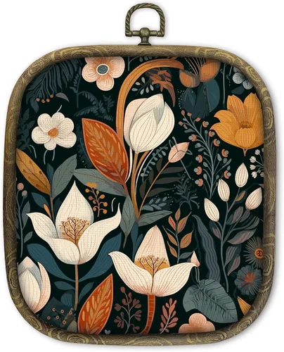 Vista 17 de KSDUT Arte de Pared con Pájaros - Chinoiserie Neutral Arte de Pared Moderno de Mediados de Siglo Marco de Lienzo Colgante Impresiones, Paisaje
