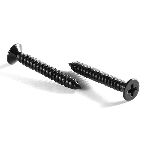 Vista 15 de Tornillos para madera #4 x 1/2", 100 tornillos de acero inoxidable 18-8 (304), cabeza plana Phillips, tornillos autorroscantes rápidos para paneles