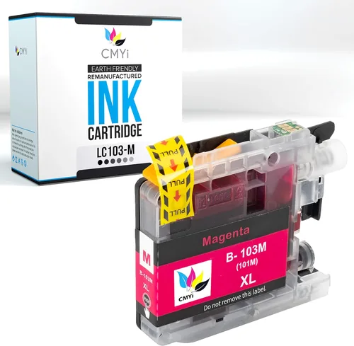 Vista 14 de LC103 - Cartucho de tinta de repuesto negro para Brother DCP-J132W, J152W, J172W, J4110DW, J552DW, J752DW, MFC-J245, J285DW, J4310DW, J4410DW