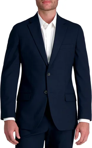 Vista 21 de Haggar Pantalones y Chaquetas de Traje por Separado Jmh Premium Stretch de Corte Entallado para Hombres Negro Sólido