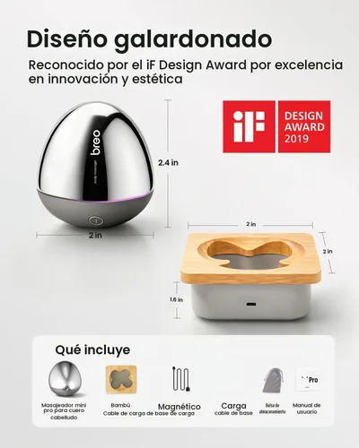 Vista 6 de Breo Scalp Mini Pro masajeador eléctrico del cuero cabelludo con amasado