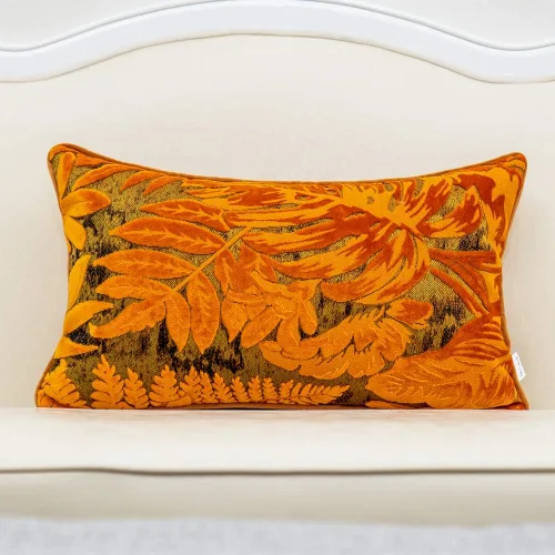 Vista 21 de Funda para almohada o cojín Alerfa de 18 x 18 pulgadas con estampado floral, terciopelo, moderna, apoyo lumbar, decorativa, para sofá, para Beige