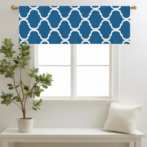 Vista 62 de Melodieux - Cortinas de bolsillo de moda marroquí para cocina, cafetería o baño, pequeñas ventanas