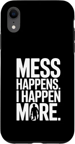 Vista 25 de Mess Happens I Happen More Funny Toddler Chaos Case for iPhone 17