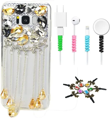 Vista 4 de Bling Case SSSGCDwCPSeries-40 - Funda de cristal brillante con diseño 3D hecho a mano (100 unidades)