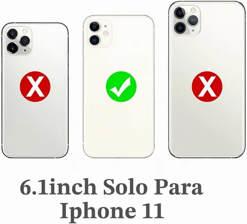 Vista 6 de Funda compatible con iPhone 11 [parachoques a prueba de golpes] [antiarañazos] [antideslizante] cubierta de protección resistente para hombres