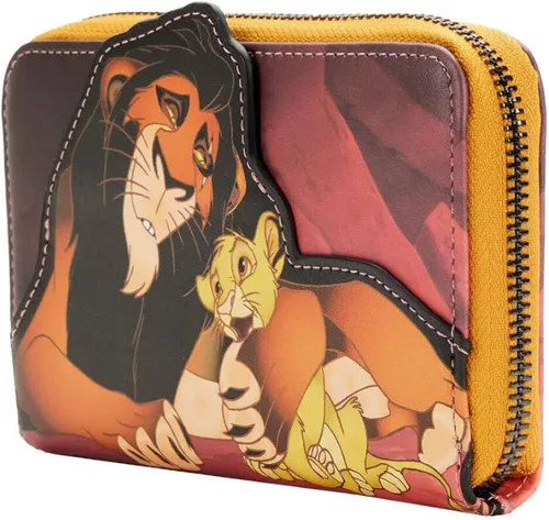 Vista 4 de Loungefly Disney Lion King Scene Scar Ziparound Wallet