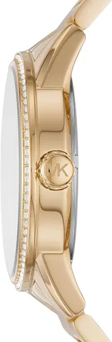 Vista 2 de Reloj Ritz de acero inoxidable para mujer de Michael Kors con cristal Topring