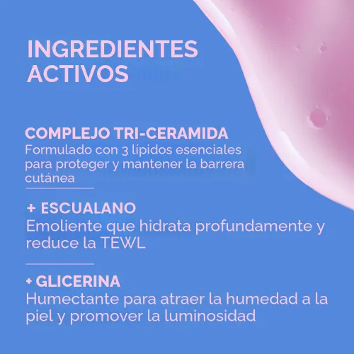 Vista 4 de BYOMA Suero hidratante – Suero facial hidratante con escualano, glicerina y ceramidas – Hidratante para una piel brillante y húmeda – 1.01 onzas