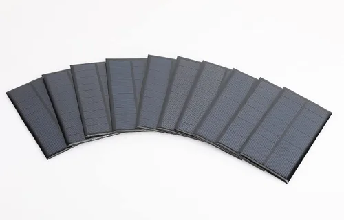 Vista 7 de Paneles Solares Micro con Cable, Kit de 5 Piezas de Células Solares Fotovoltaicas de 5V 200mA 110mmx60mm / 4.33'x 2.36