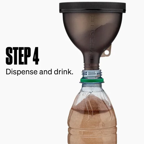 Vista 6 de Hydra Cup [6 Pack] Set de Embudos ProStand con Soporte para Llenar Botellas de Agua, Botellas Agitadoras con Polvo de Proteína, Set
