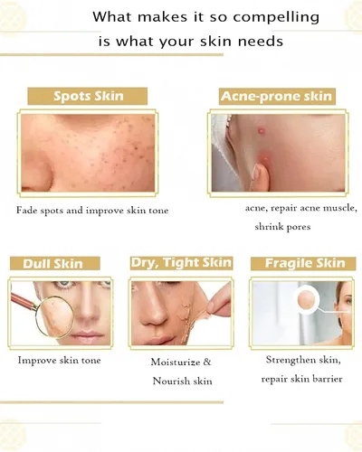 Vista 5 de Crema hidratante facial Pearl para piel seca, tono de piel uniforme, cuidado facial reafirmante e hidratante, absorción rápida, no grasa, crema