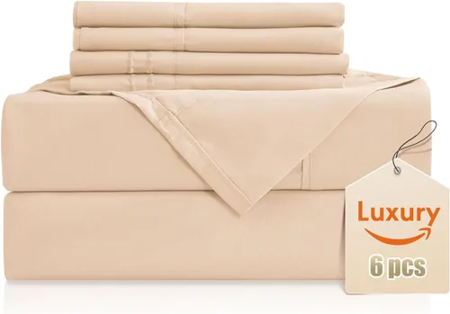 Vista 52 de CozySmile Juego de Sábanas Suaves como Seda Twin XL - Sábanas de Microfibra Transpirable Refrescante de Lujo de 3 Piezas, Bolsillo Profundo de 16