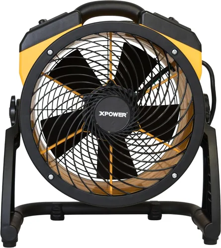 Vista 3 de XPOWER FC-100 - Ventilador industrial de alta velocidad para toda la habitación, circulador de aire, ventilador de piso, velocidad variable