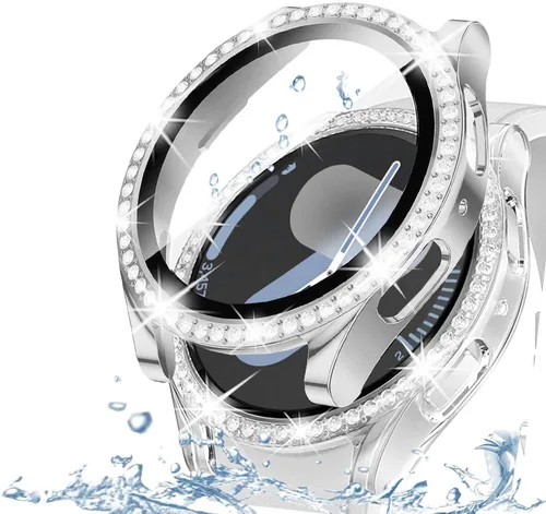 Vista 41 de DEALELE Paquete de 1 + 3 fundas compatibles con Samsung Galaxy Watch 7 Ultra (1.772 pulgadas), funda protectora de policarbonato transparente