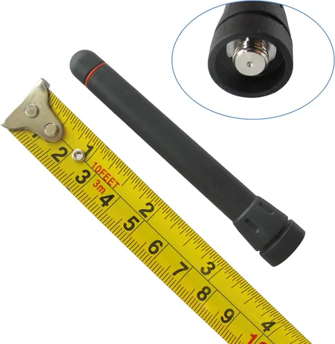 Vista 2 de 6 x 3.5 pulgadas VHF 136-174 MHz Stubby Antena de repuesto FA-SC56VS para ICOM IC-F11 F14 F16 F33 F34 F3021 F70S F70DS F70DT Antena de radio