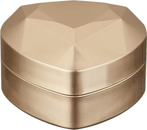 Vista 6 de Caja de regalo de anillo en forma de corazón con luz LED, caja de joyería de terciopelo con luz, caja de exhibición de joyas para boda, compromiso