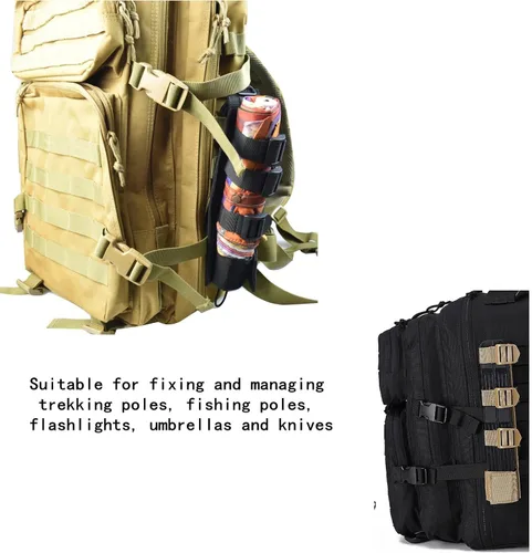 Vista 6 de Herramienta de engranaje táctico Funda Molle accesorio cuchillo funda linterna funda utilidad herramientas caso táctico soporte CP