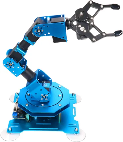 Vista 8 de LewanSoul Brazo robótico para programación de codificación Arduino 6DOF STEM Kit de brazo de robot de construcción educativo, brazo robótico