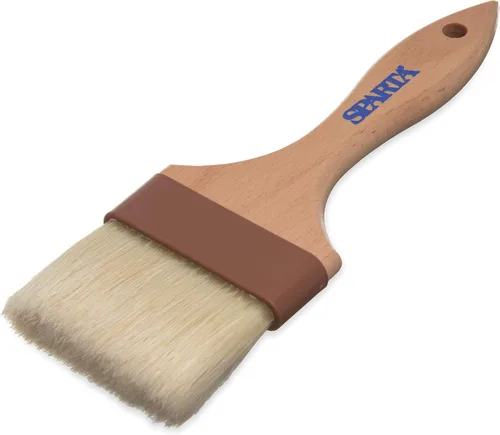 Vista 13 de SPARTA 4037000 Cepillo de repostería de nailon para hornear cerdas de jabalí en ángulo con mango de madera dura y cerdas epoxi para cocinas