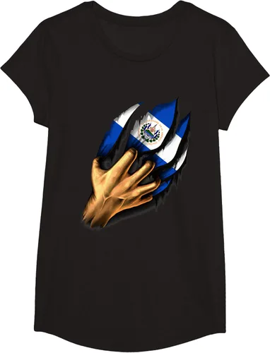 Vista 5 de El salvador bandera camisa salvadoreña en mi
