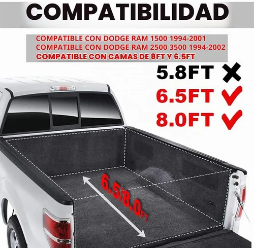 Vista 2 de CHEDA 4 guardabarros compatibles con Dodge Ram 1994 1995 1996 1997 1998 1999 2000 2001 Dodge Ram 1500/1994-2002 Dodge Ram 2500 3500 texturizado