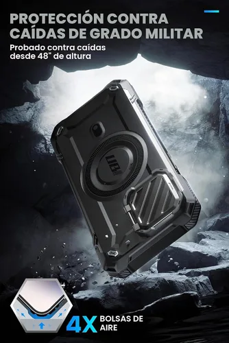 Vista 7 de SUPCASE Funda para iPhone 14 Pro Max con Cubierta de Cámara y Soporte (UB Mag XT), [Compatible con MagSafe] [Clip de Cinturón Integrado] Funda