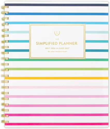 Vista 15 de AT-A-GLANCE Planificador académico 2025-2026, simplificado por Emily Ley, semanal y mensual, 5-1/2 x 8-1/2 pulgadas, pequeño, pestañas mensuales