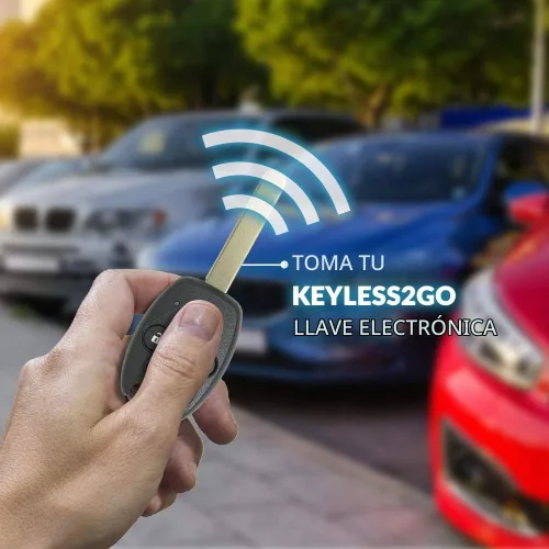 Vista 6 de Keyless2Go N5F-S0084A Repuesto de llave para auto para entrada sin llave para vehículos que utilizan 4 botones