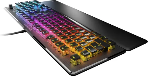 Vista 5 de Turtle Beach Vulcan II - Teclado para juegos de PC de tamaño completo, interruptores mecánicos Titan II, teclas iluminadas RGB personalizables