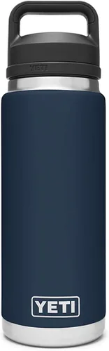 Vista 18 de YETI Rambler - Botella de 26 oz, aislada al vacío, de acero inoxidable con tapa Chug, color negro