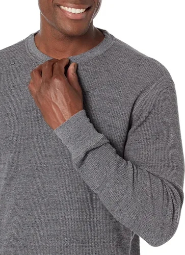 Vista 5 de Tienda Essentials - Camisa de manga larga con ajuste regular de punto de gofre para hombre